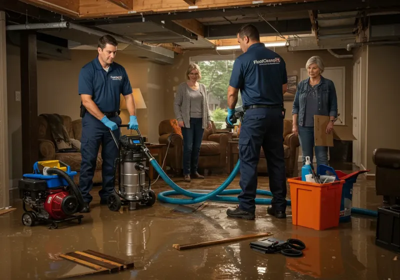 Basement Water Extraction and Removal Techniques process in Thurmond, NC